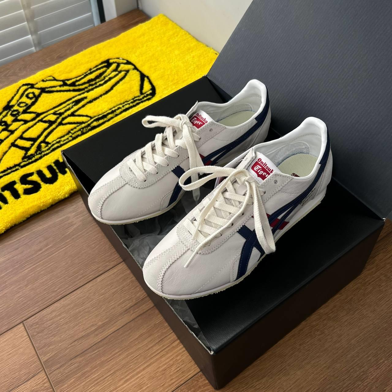 Giay Onitsuka Tiger Runspark 'White Blue Red' TH201L-9950