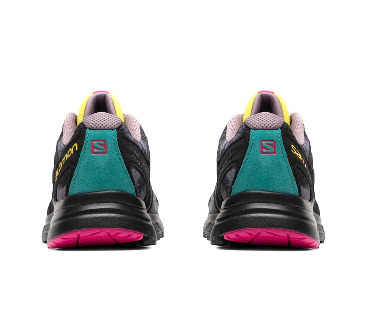 Giay Salomon Bodega x X-Mission 4 Suede 'Black Yellow' 417145