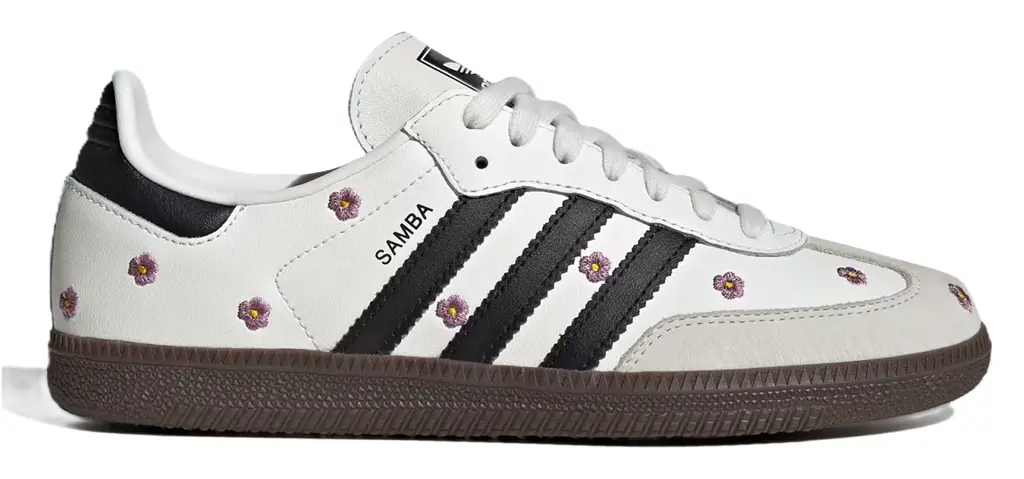 Giay Adidas Wmns Samba OG 'White Floral Embroidery' IF4398