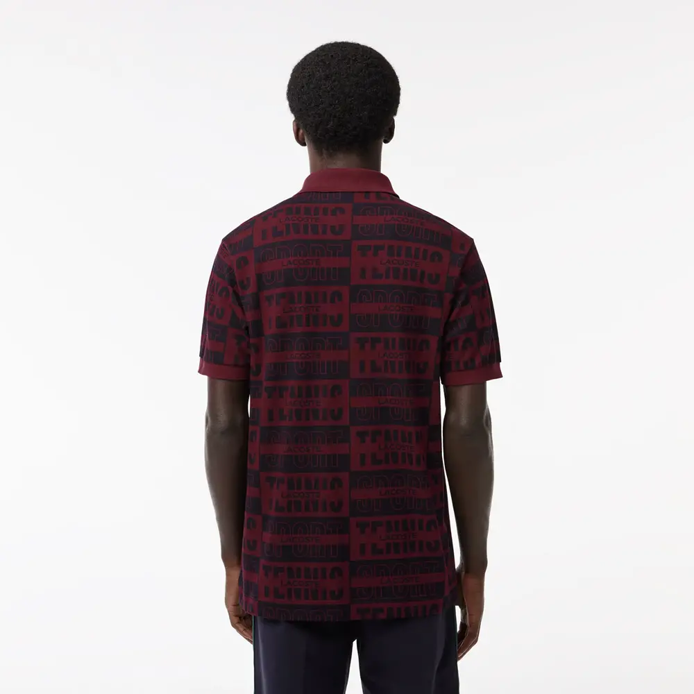 Ao Lacoste Original With Badge 'Red Black' PH2057-YUP