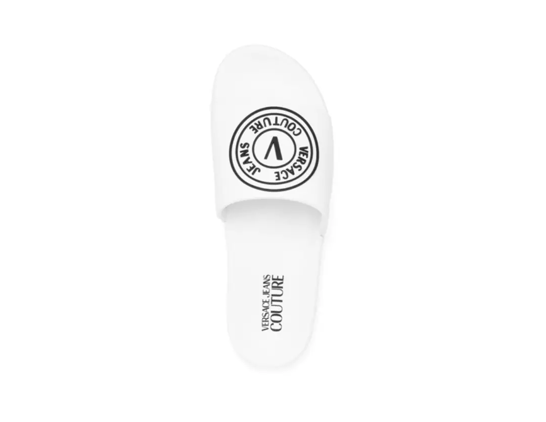 Dep Versace Jeans Erkek Terlik 'White' 73YA3SQ3-ZS192-003