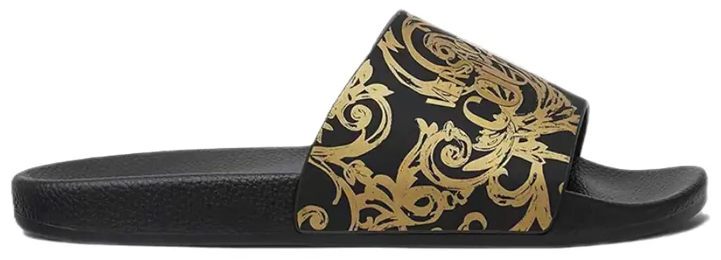 Dep Versace Jeans Couture Slides 'Black Gold' E74YA3SQ4-EZS365-EG89