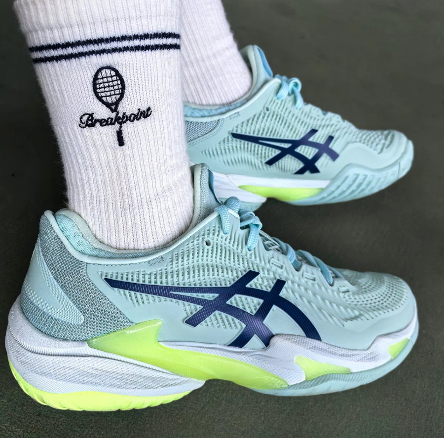 Alternative view of Giày Asics Court FF 3 'Pale Blue' 1042A220-400