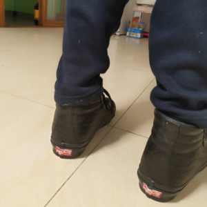 Giay Vans OG Sk8-Hi LX x Raised by Wolves 'Black' VN0A4BVB00V