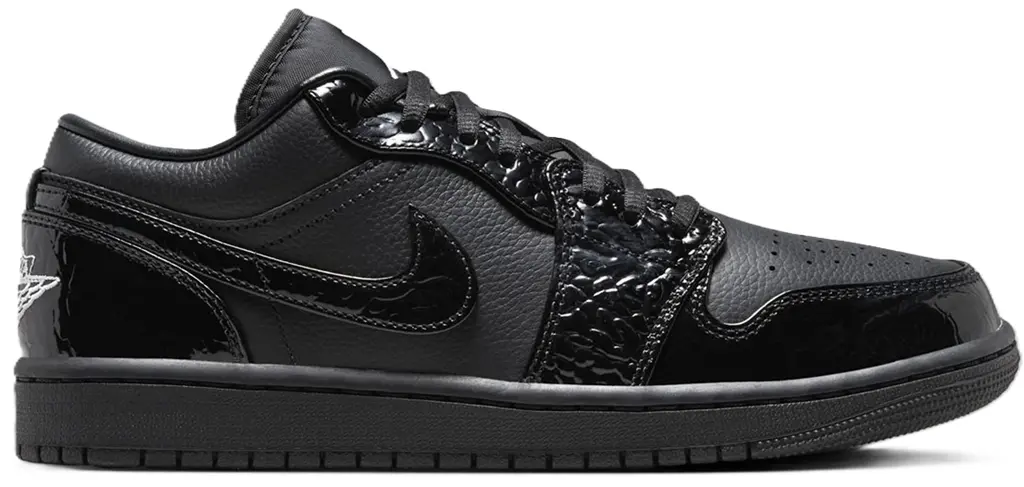 Giay Nike Air Jordan 1 Low 'Black Patent' HJ7743-010