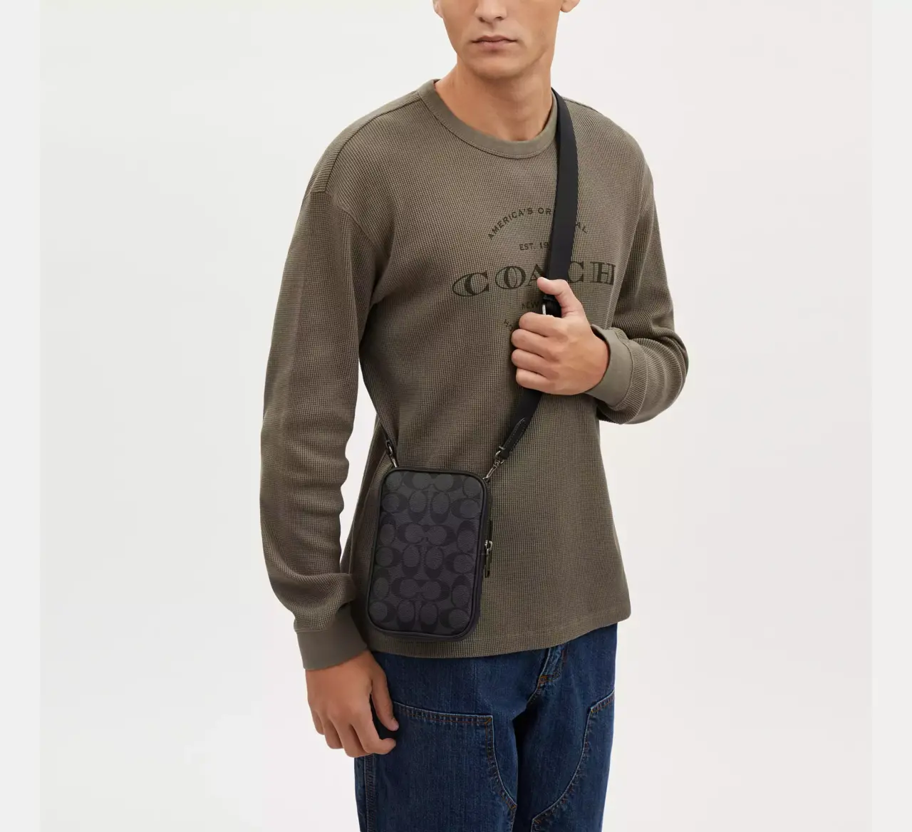 Tui Coach Aden Crossbody 'Black' CO912-QBMI5