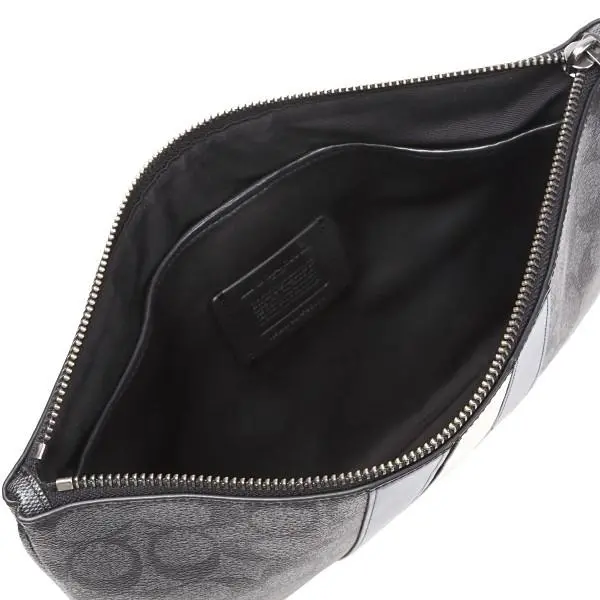 Tui Coach Bag in Signature Canvas Varsity Stripe 'Black' F26071-N3C