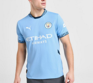 Ao Puma Manchester City 24/25 Home Jersey 'Blue' 775075-01