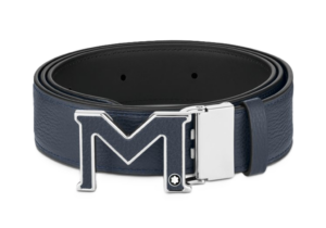 That Lung Montblanc Reversible Leather 'Blue' 129449