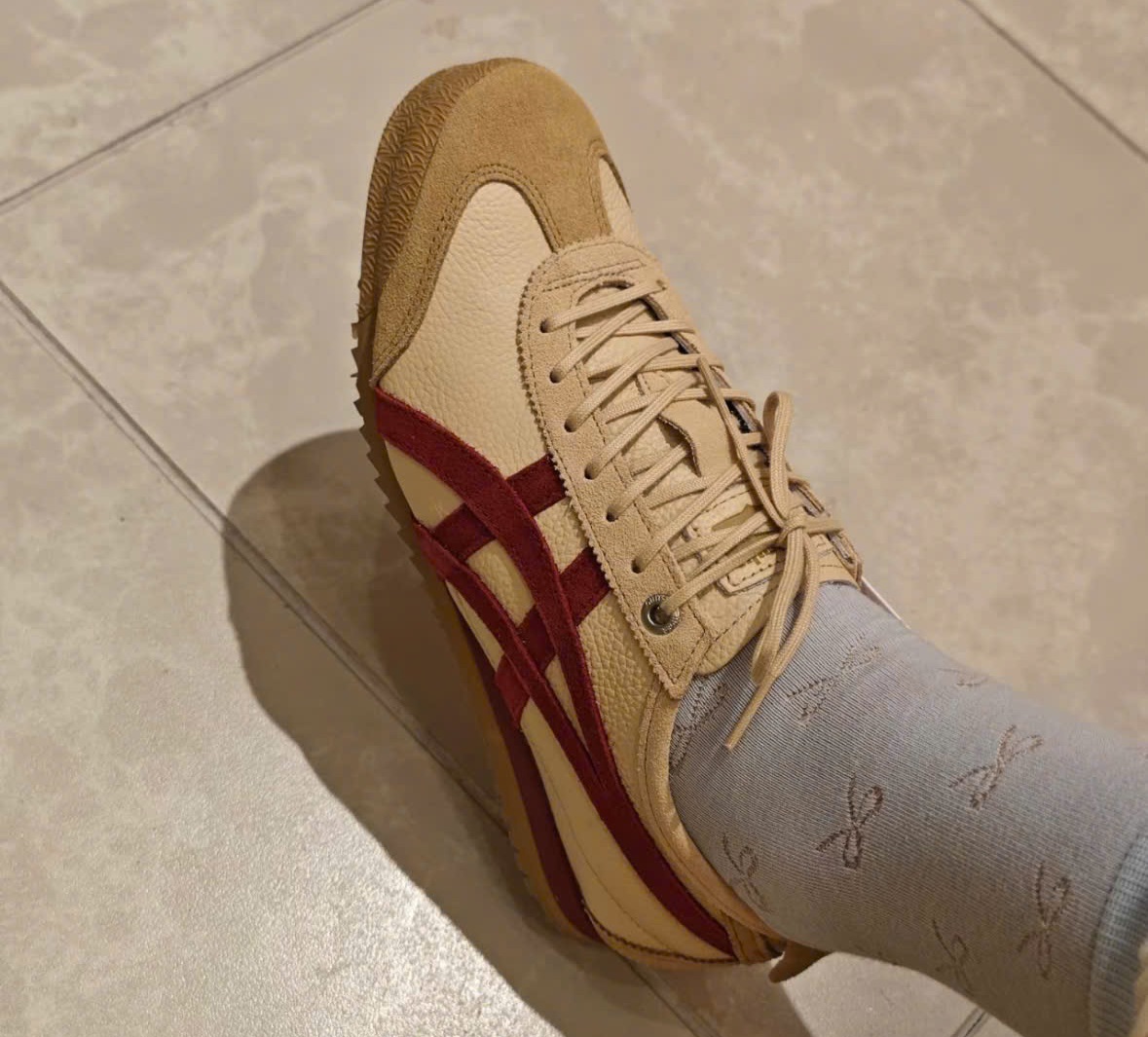 Giay Onitsuka Tiger Mexico 66 SD 'Beige Beet' 1183C015-202