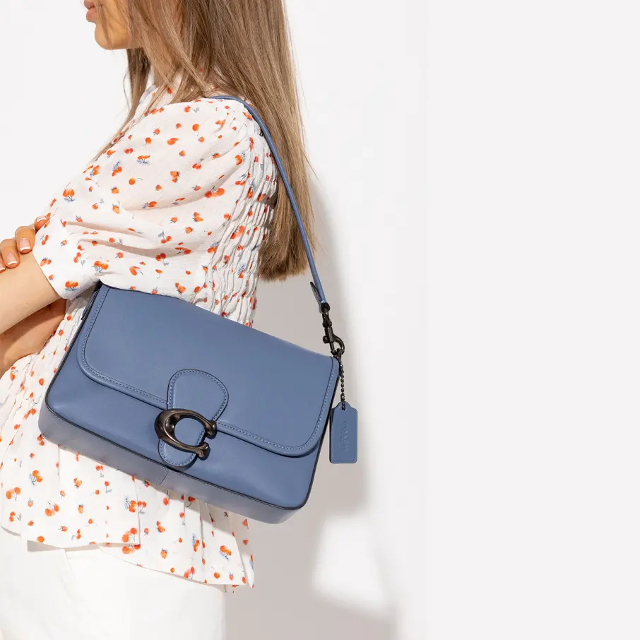 Tui Coach Bolsa Soft Tabby 'Blue' C4823-V5D61