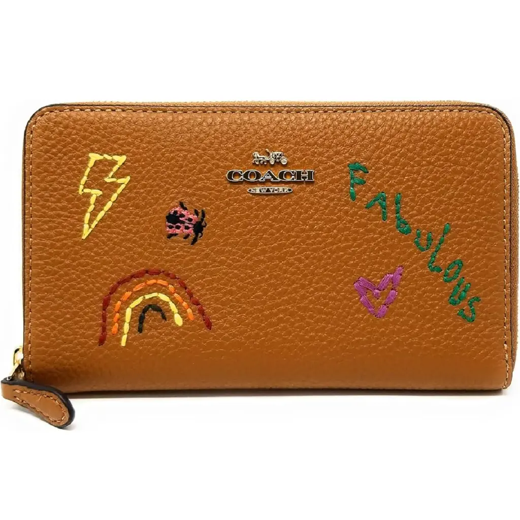 Tui Coach Leather Wallet 'Brown' C9105-IMQUN