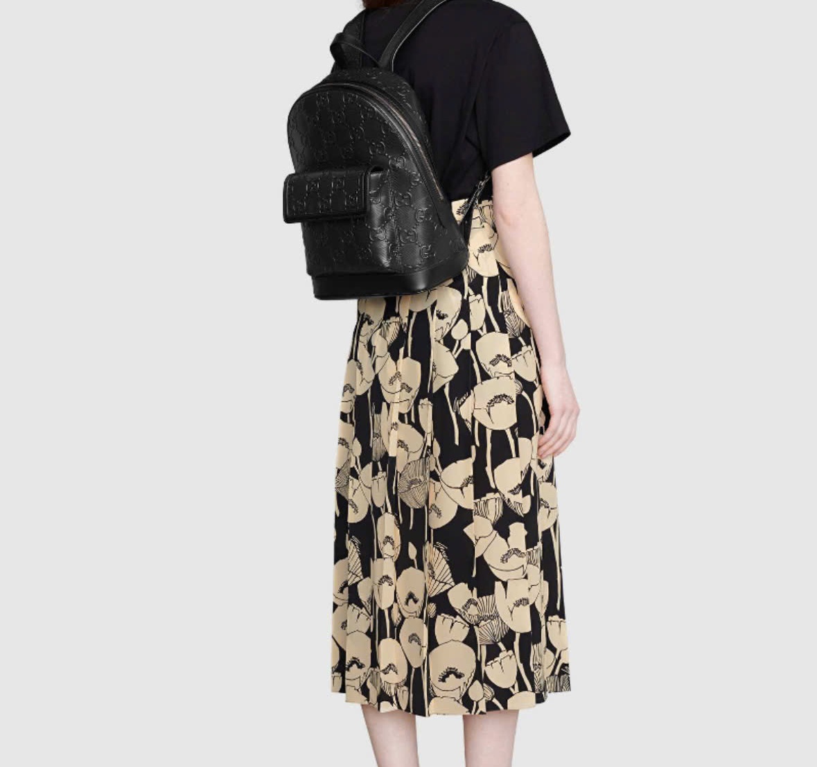 Balo Gucci GG Embossed Pattern 'Black' 658579-1W3BN-1000