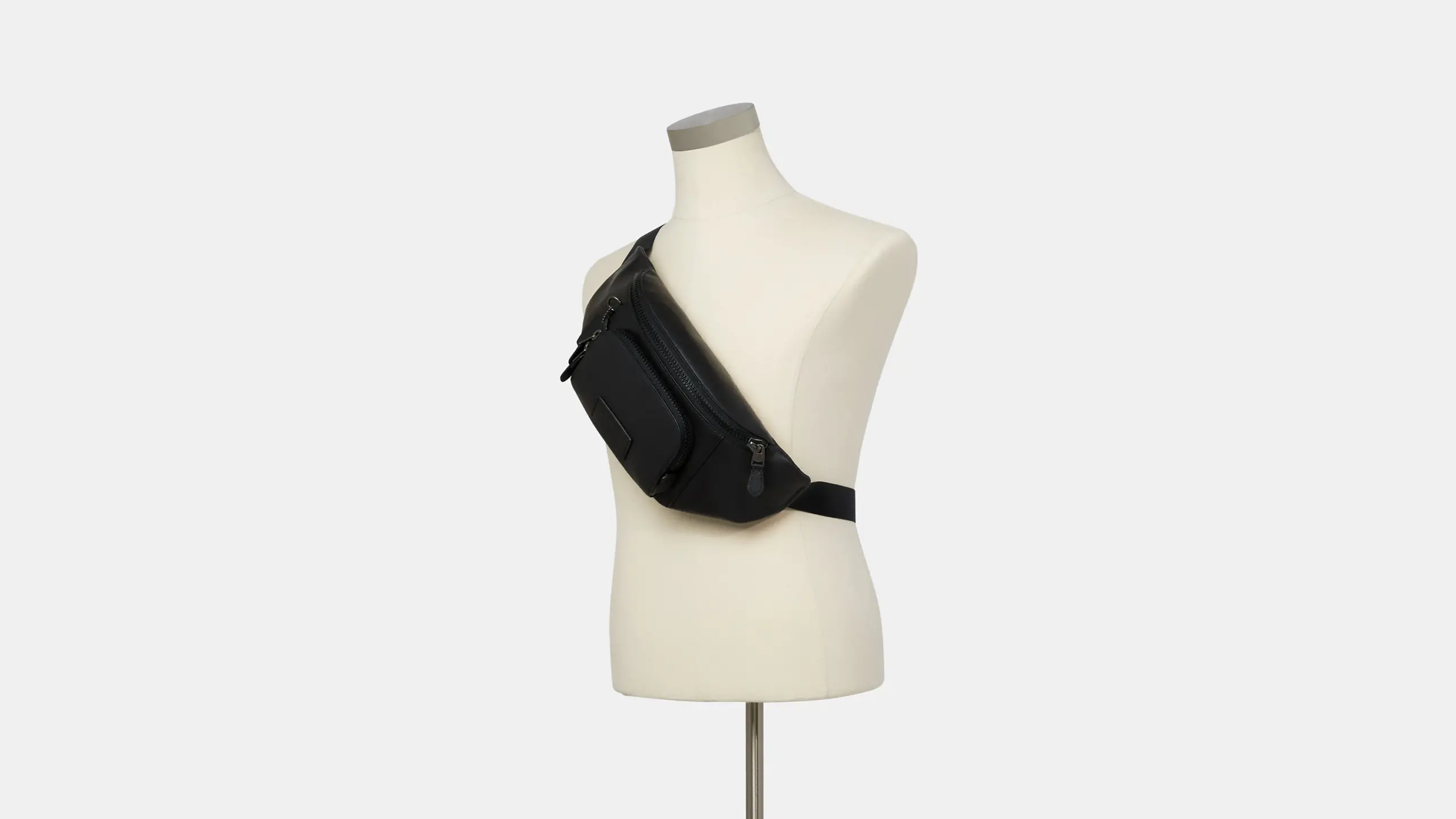 Tui Coach Track Belt Bag 'Black' C2716-QBBK