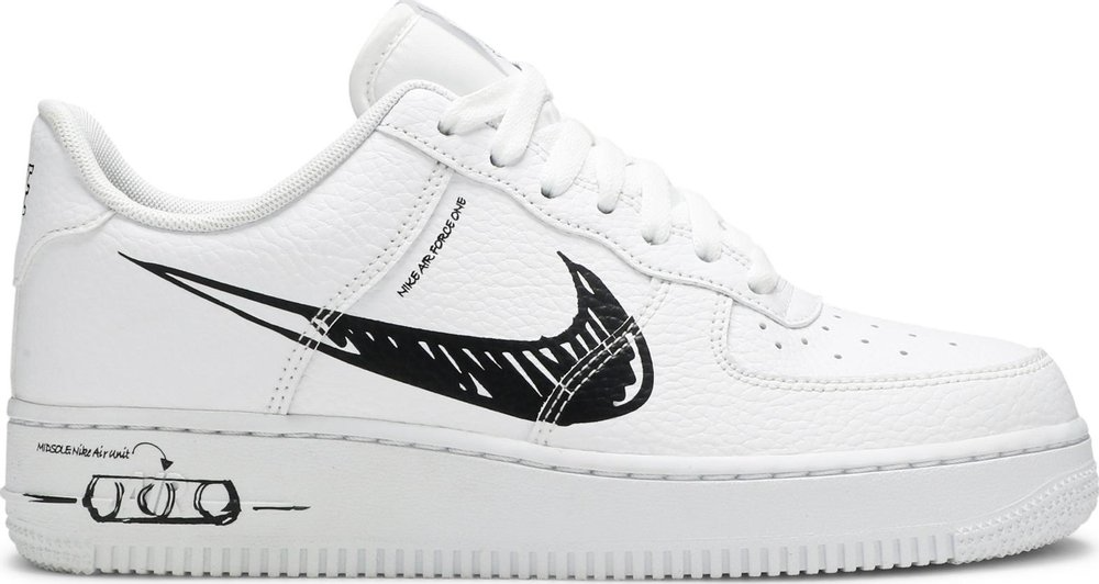 Giay Nike Air Force 1 Low 'Sketch Black' CW7581-101