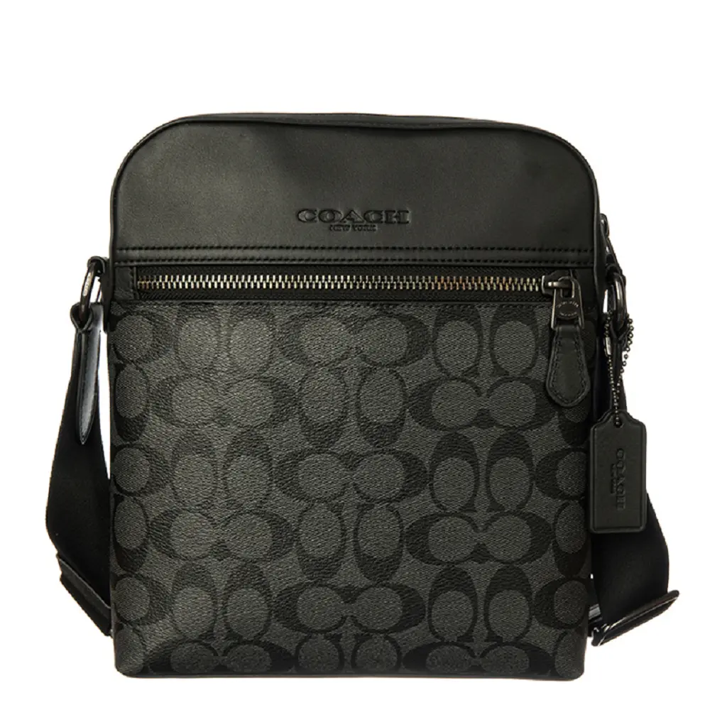 Tui Coach Bag Signature 'Gray Black' F4010-QBMI5
