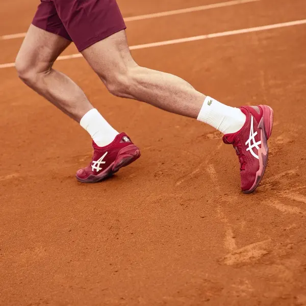 Giay Asics Court FF 3 Novak Clay 'Cranberry' 1041A362-962