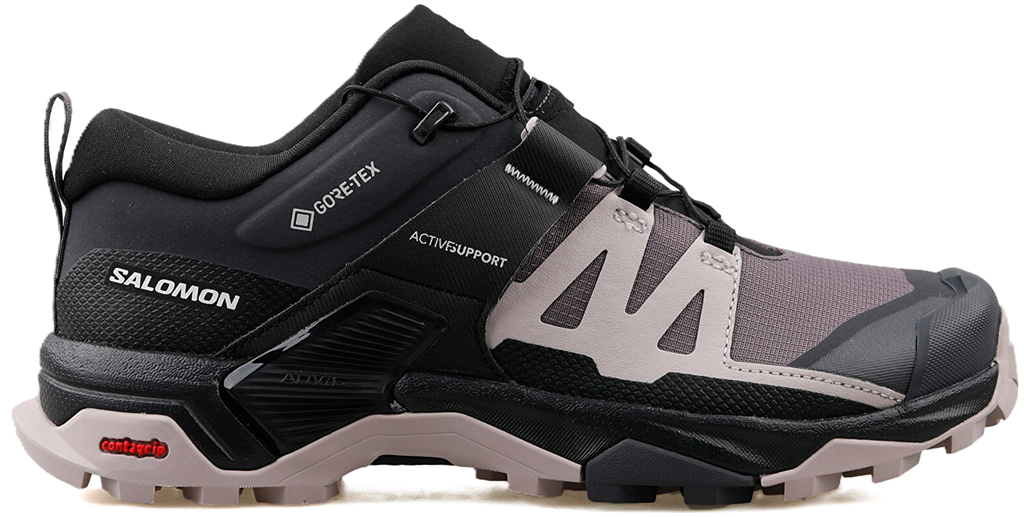 Giay Salomon X Ultra 4 Gore-Tex 'Black Grey' L47685300