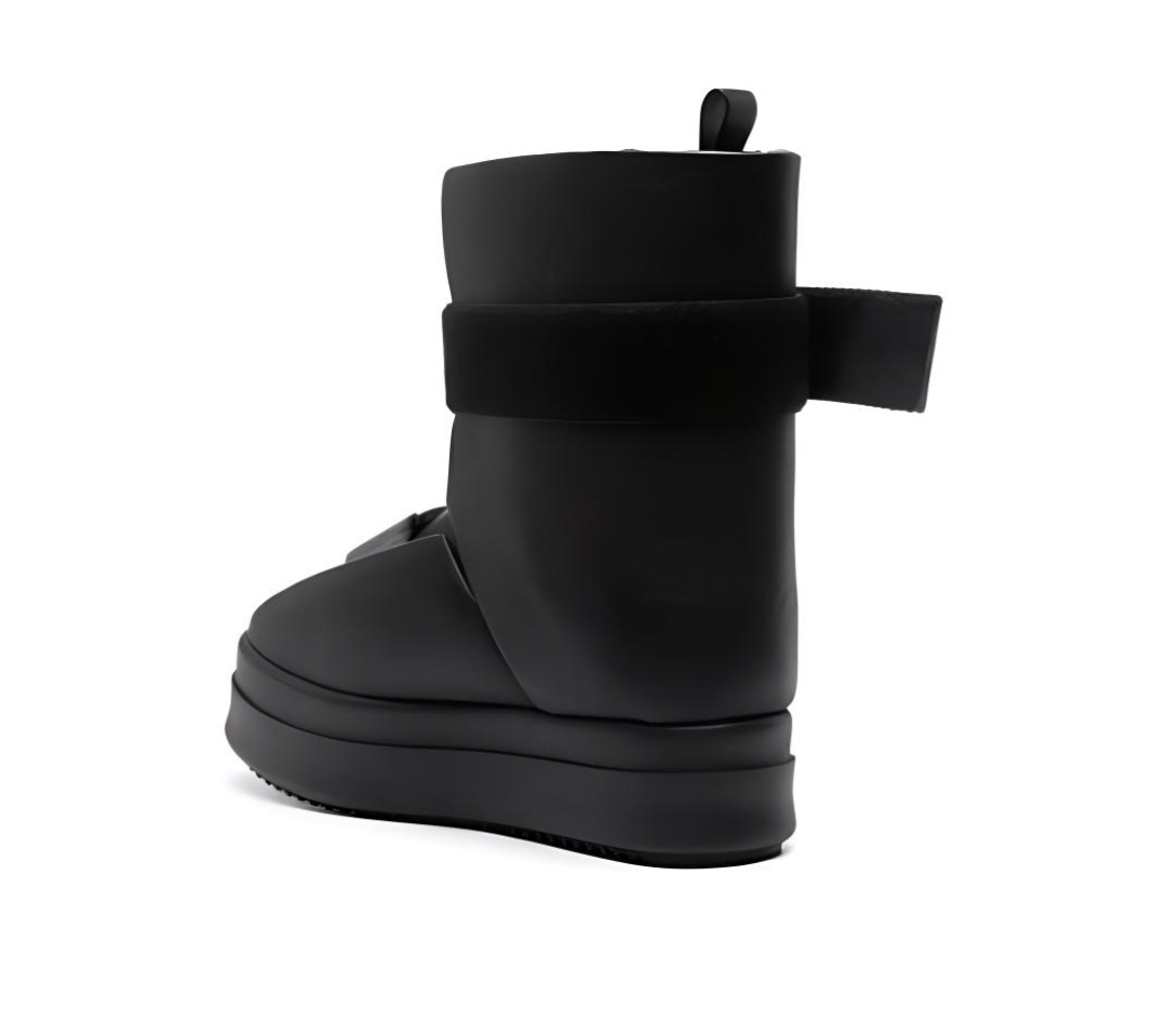 Giay Rick Owens Enkellaarzen Met Gesp 'Black' RR02C7870LCO-99