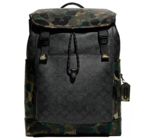 Balo Coach Flap Backpack 'Camo' C9734-A5F