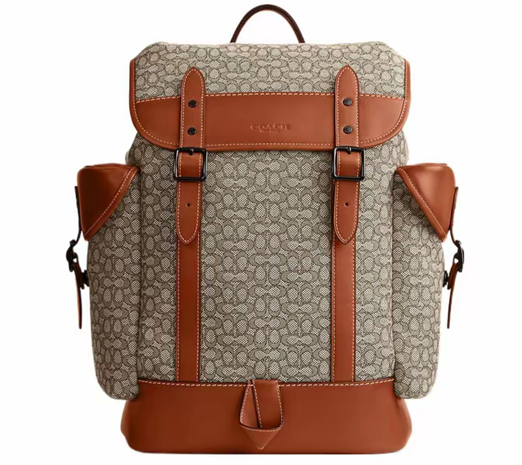 Balo Coach Hitch In Micro Signature 'Brown' CM387-URC