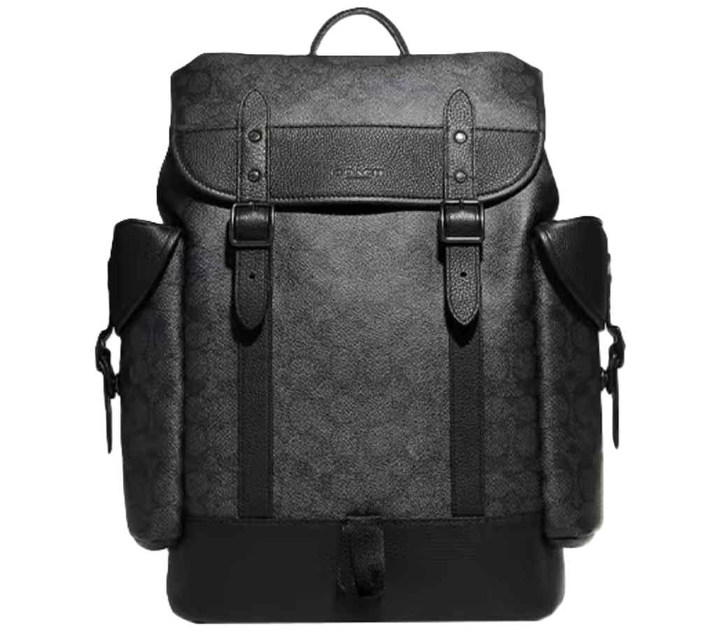Balo Coach Hitch In Signature Canvas 'Black' C7673-JICHR