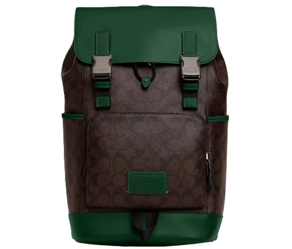 Balo Coach Track In Colorblock 'Green' CL417-QBW5I