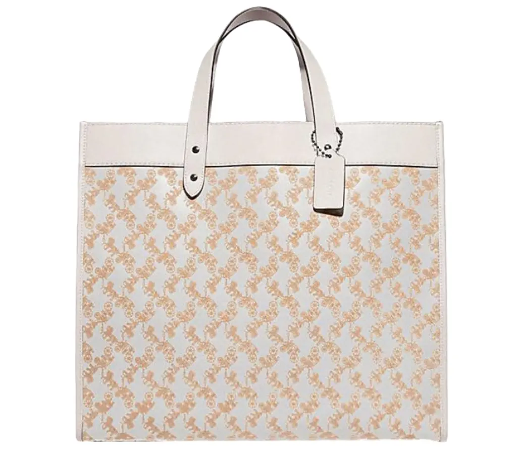 Tui Coach Field Tote Bag 40 With Horse 'Pink' C6612-CHK