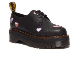 Giay Dr.Martens 1461 Leather Heart Platform 'Black' 30604001