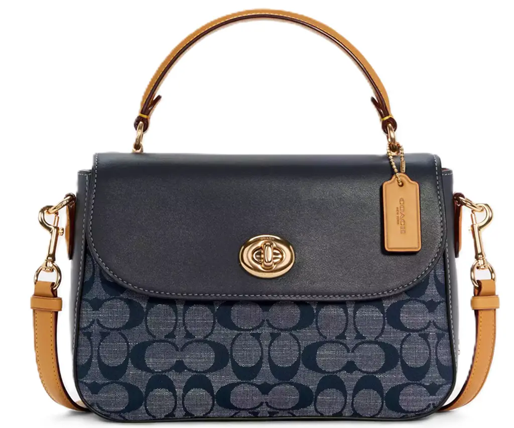 Tui Coach Marlie Top Satchel Chambray 'Blue' C4921-IMDEI