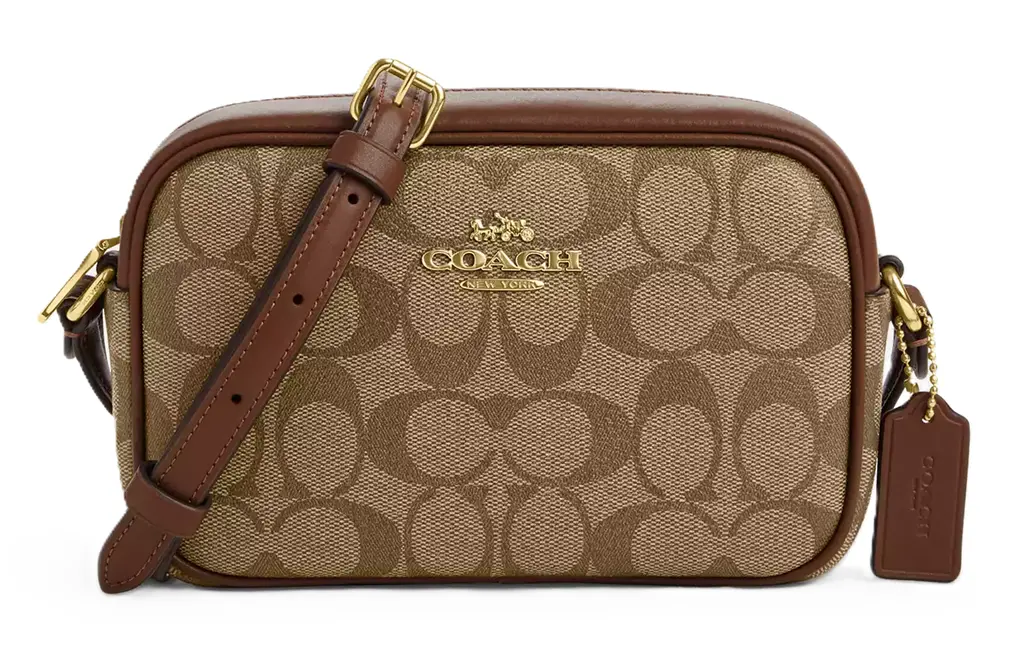 Tui Coach Jamie Signature Canvas 'Khaki Saddle' CQ874-IME74