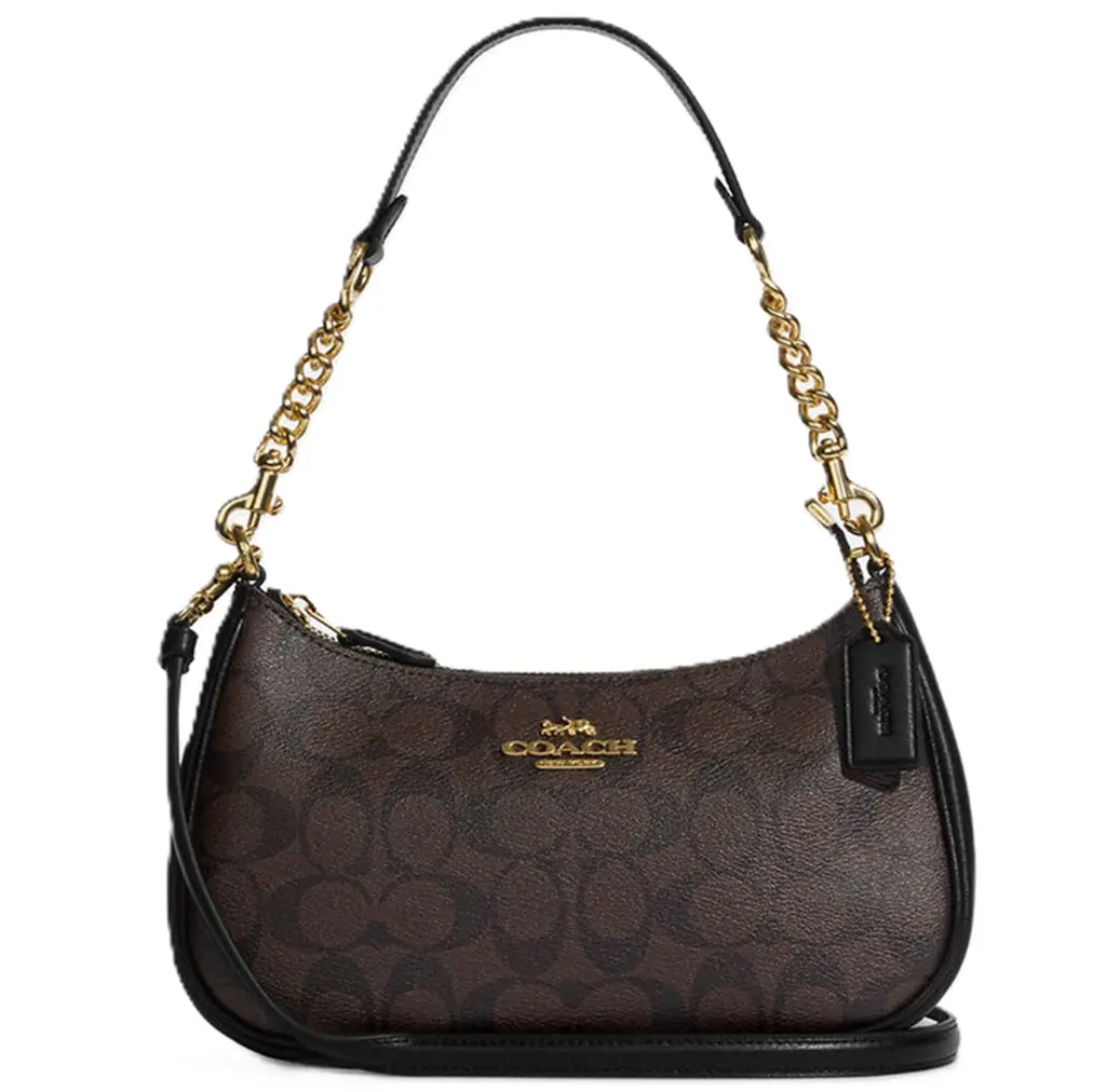 Tui Coach Teri Shoulder Bag Signature Canvas 'Brown' CA548-IMAA8