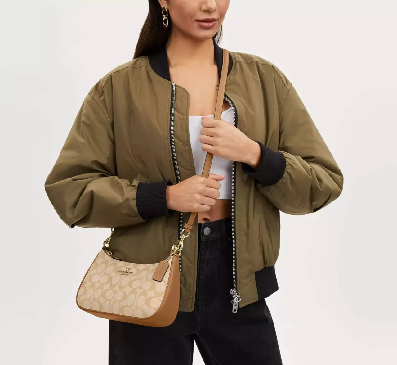 Tui Coach Teri Signature Canvas 'Beige' CA548-IMNLJ