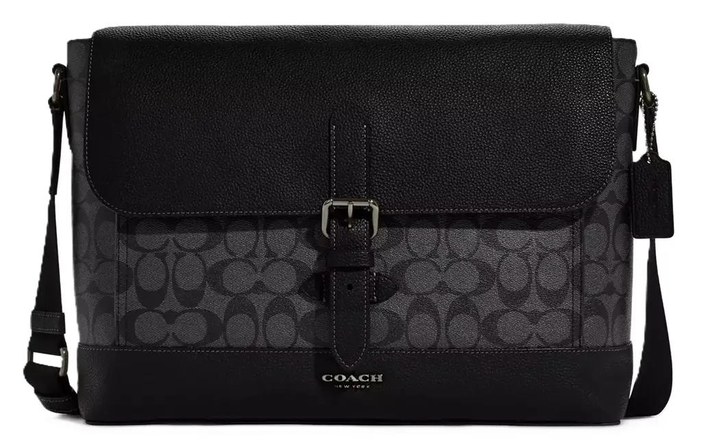 Tui Coach Hudson Messenger Bag 'Black' CB842-QBMI5