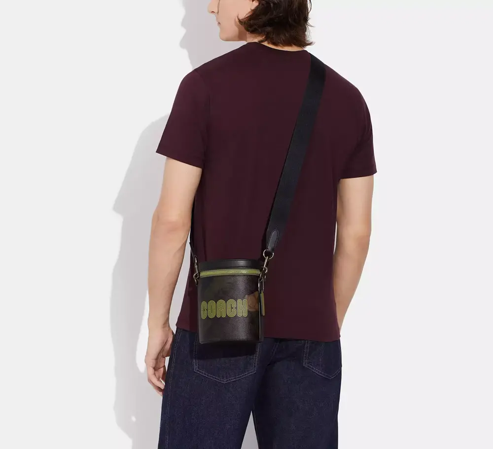 Tui Coach Barrel In Signature Canvas 'Camo' CC024-QBUOX