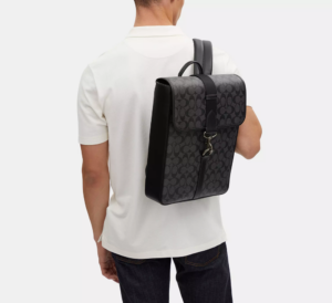 Balo Coach Blaine In Signature Canvas 'Black' CJ575-QBO4G