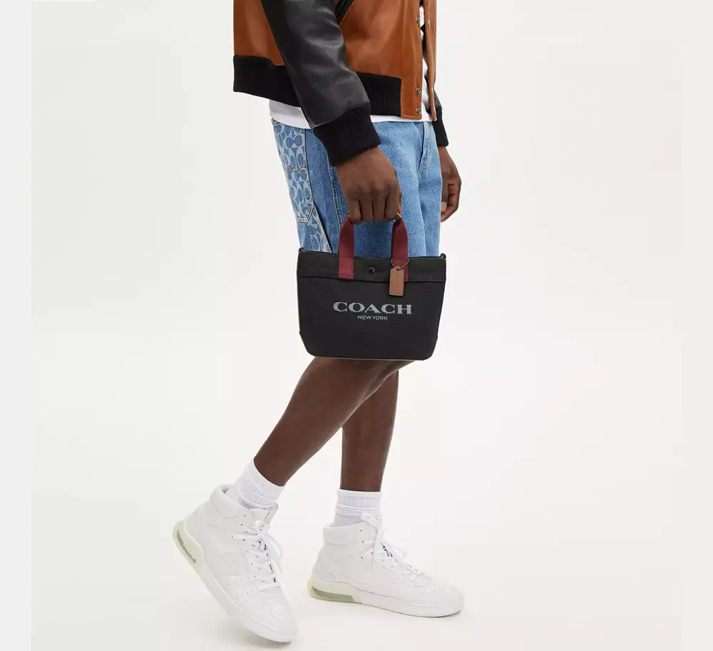 Tui Coach Tote 20 In Colorblock 'Black' CU299-JIBLK