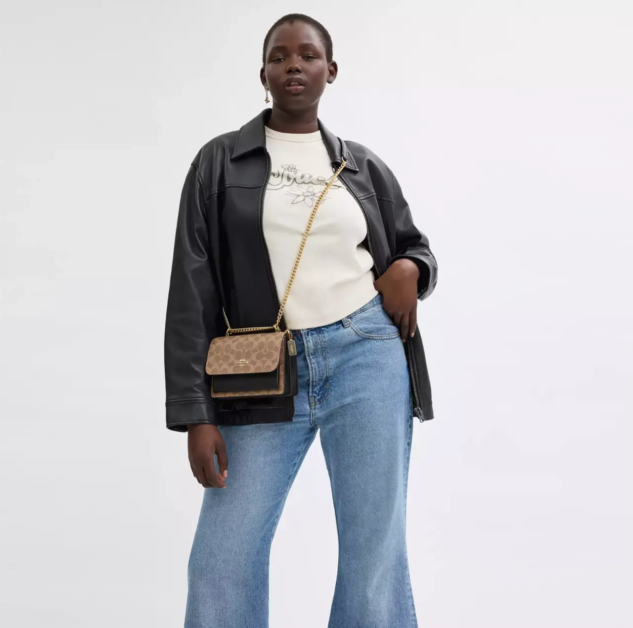 Tui Coach Mini Klare Crossbody Signature Canvas 'Tan' CW206-IMQRX