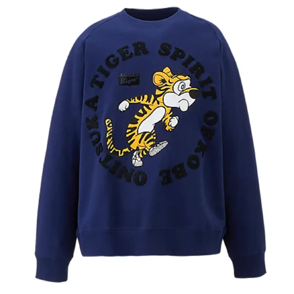 Ao Onitsuka Tiger Sweat Top 'Navy' 2183B180-400