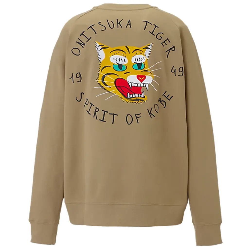 Ao Onitsuka Tiger Sweat Top 'Brown' 2183B182-250
