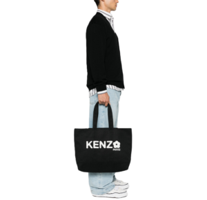 Tui Kenzo Utility Canvas Tote Bag 'Black' FE68SA911F36