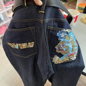 Quan Evisu Jeans Denim 'Black Blue' 2ESHTM2JE10227CT