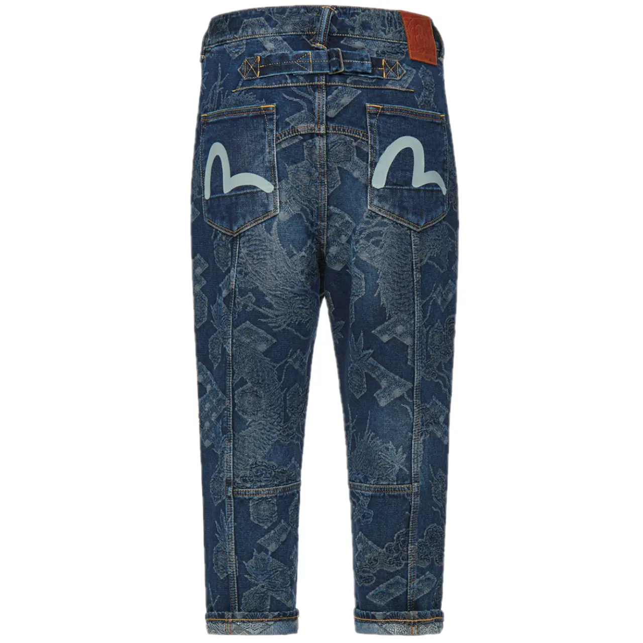 Quan Evisu Fabric Blocking 'Blue' 2EAHTM1JE106DCCX