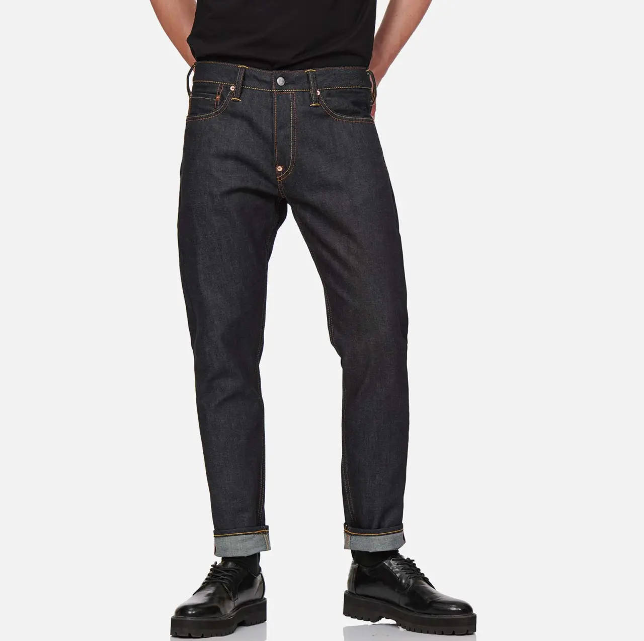 Quan Evisu Seagull And Logo Denim 'Blue' 2EAHTM1JE90417CT