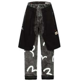 Quan Evisu Seagull Fit Jean 'Grey' 2EAHTM3JE8102FFDN