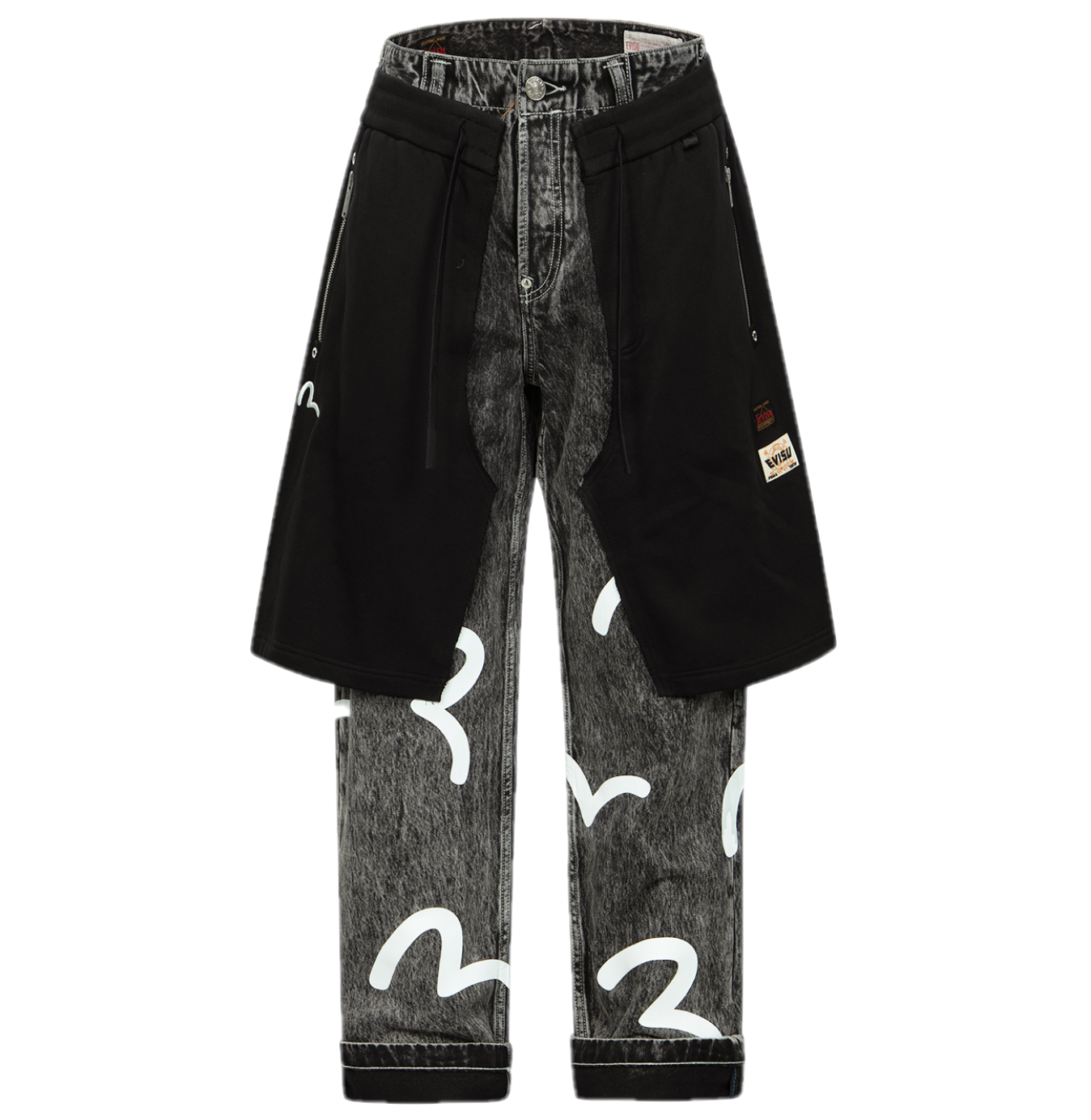 Quan Evisu Seagull Fit Jean 'Grey' 2EAHTM3JE8102FFDN