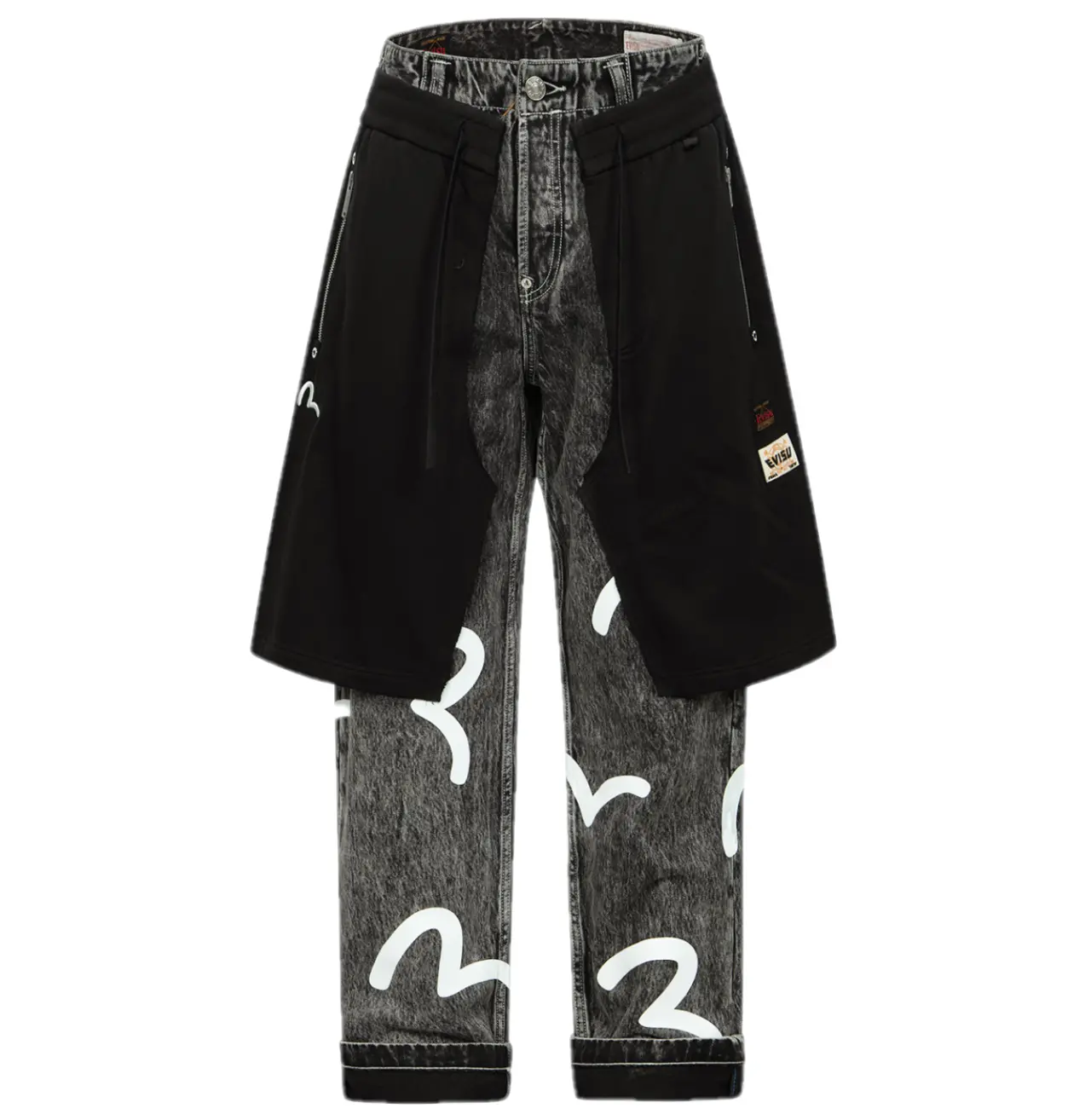 Quan Evisu Seagull Fit Jean 'Grey' 2EAHTM3JE8102FFDN