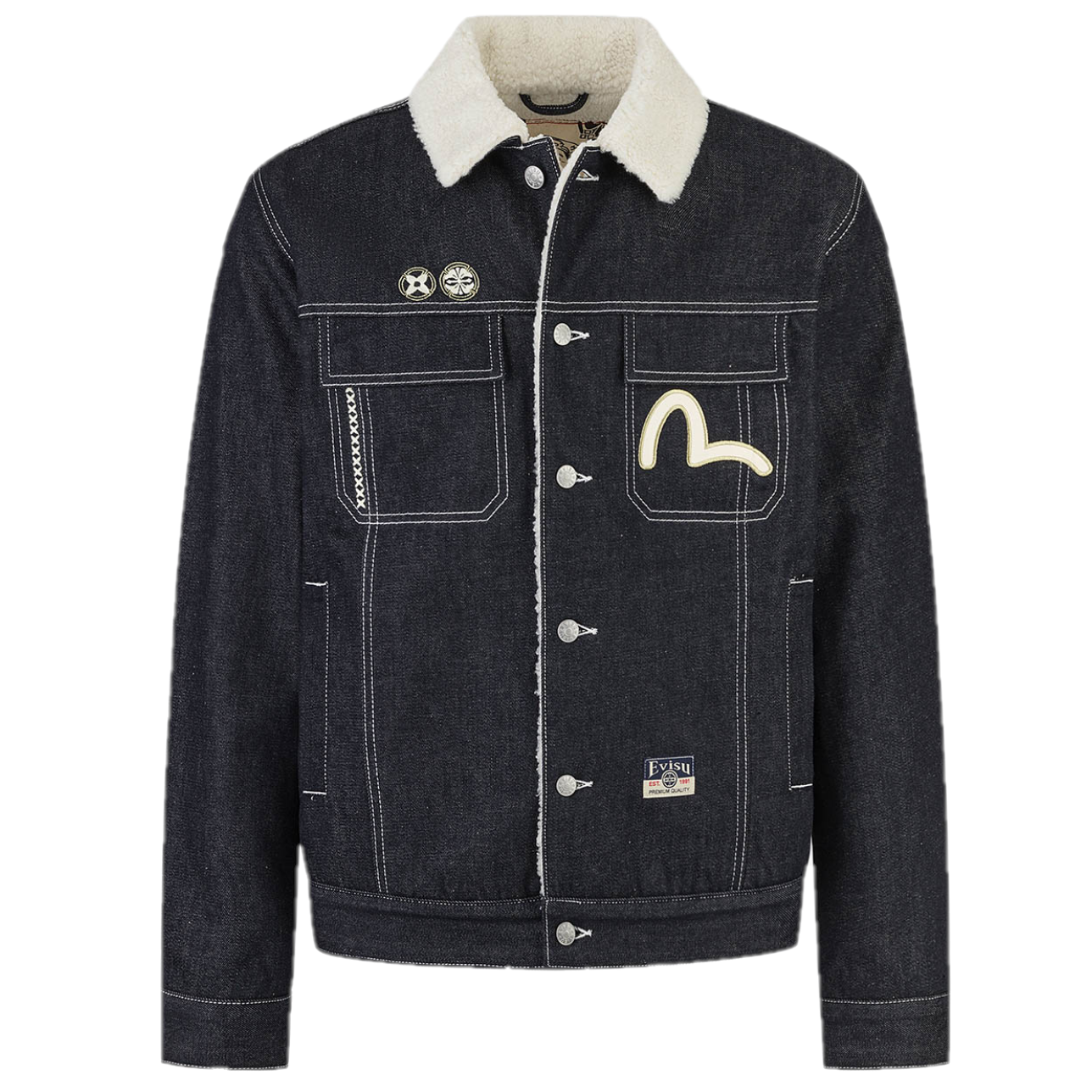 Ao Evisu Contracting Embroidery 'Blue' 2EAHTM4DJ1008RXDN