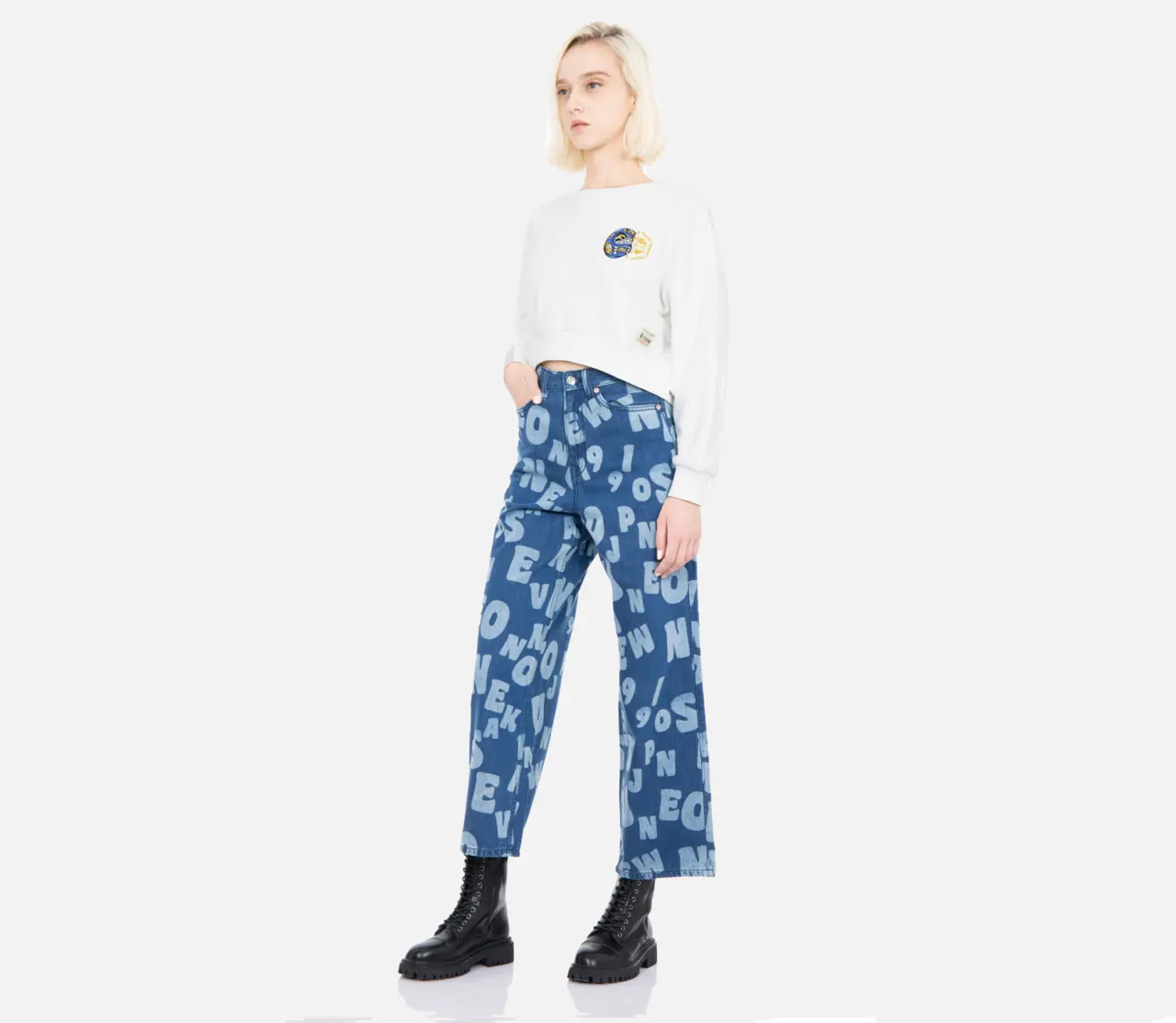 Quan Evisu Daicock Insert Denim 'Blue' 2EAHTW2JE127LFCT