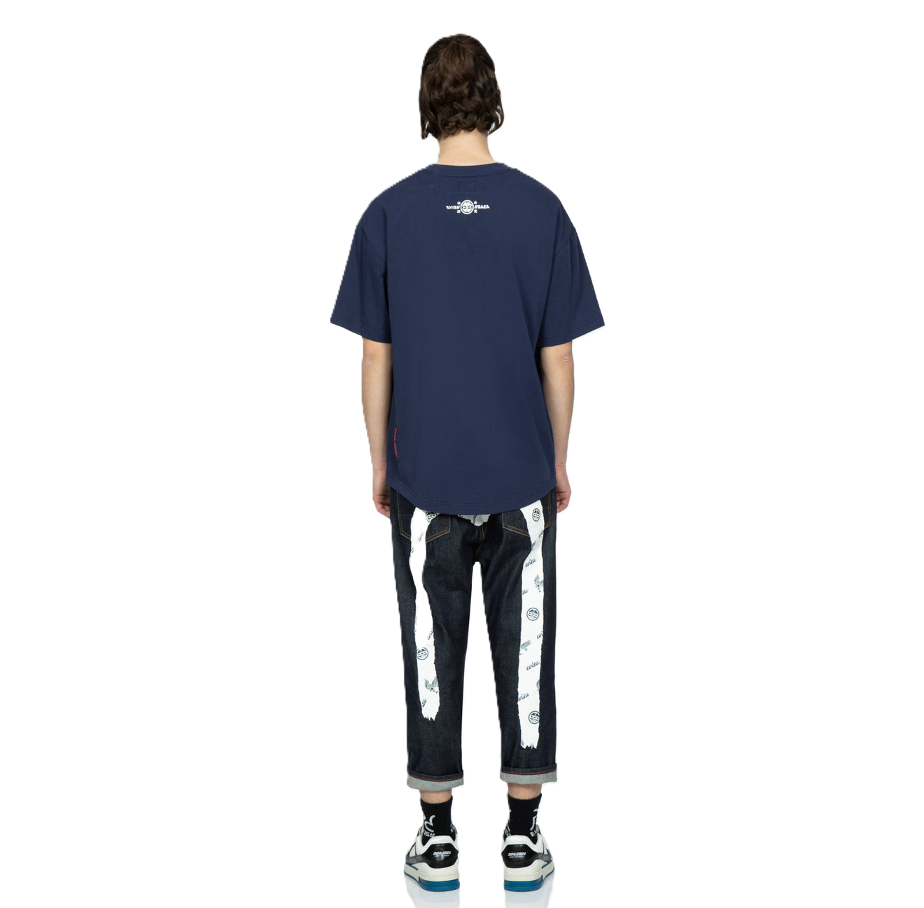 Quan Evisu Kamon And Eagle 'Blue' 2ESHTM3JE90427CT